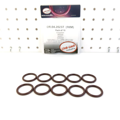LINK-LOCK 10PCS OR.04.20237 FKM Viton Sealing O-Ring Kit of Nozzle Holder 4890926 5650971 55354068 for IVECO for OPEL for SAAB