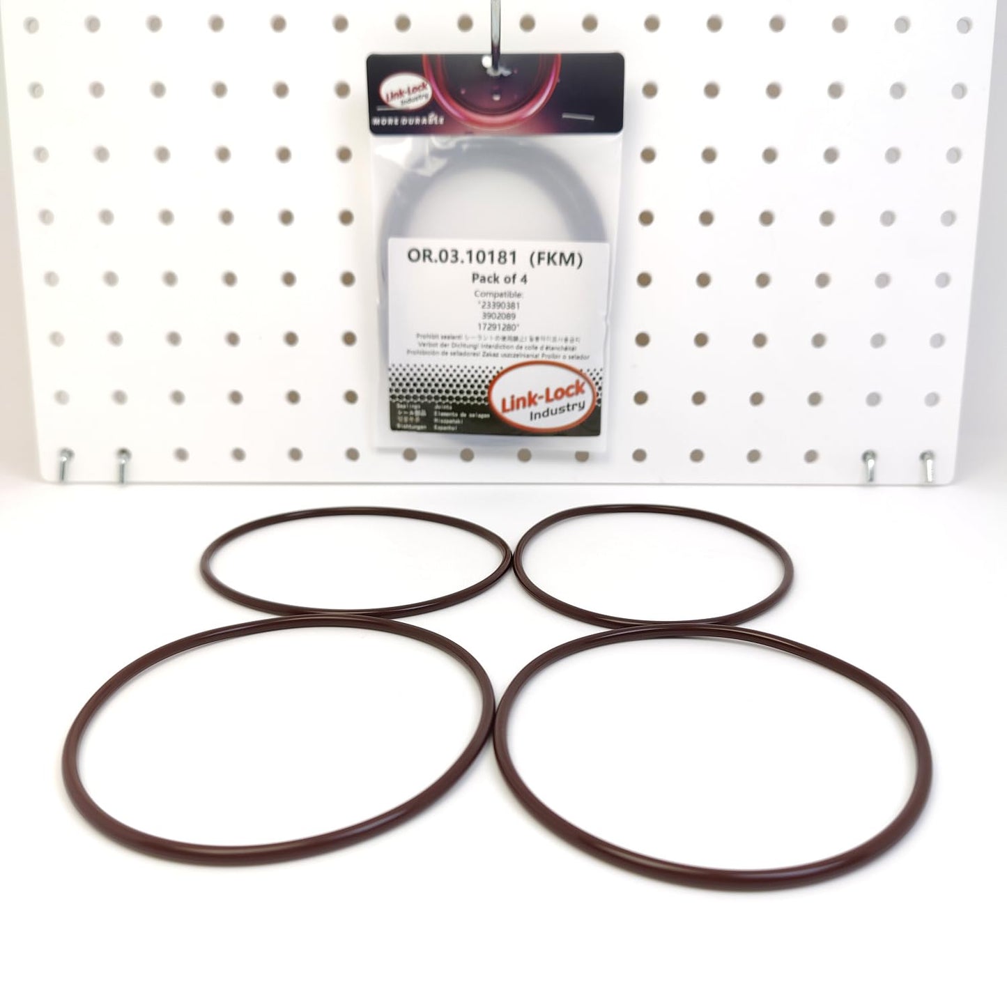 LINK-LOCK 4PCS OR.03.10181 FKM Viton Sealing O-Ring Kit of Wheel hub 23390381 3902089 17291280 For CHEVROLET-L87(376CUV8) L3B LM2 LZ0 LV3 For CADILLAC-LM2 L87 For GMC-LM2 L84 L87