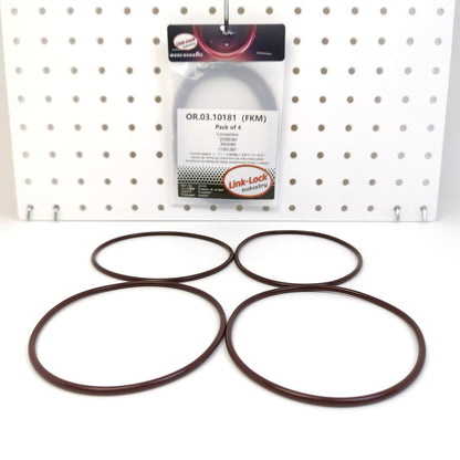 LINK-LOCK 4PCS OR.03.10181 FKM Viton Sealing O-Ring Kit of Wheel hub 23390381 3902089 17291280 For CHEVROLET-L87(376CUV8) L3B LM2 LZ0 LV3 For CADILLAC-LM2 L87 For GMC-LM2 L84 L87
