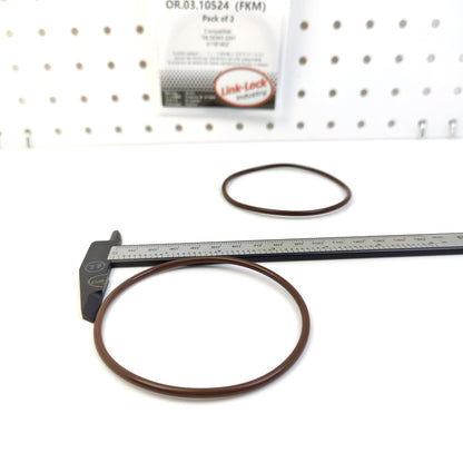 LINK-LOCK 2PCS OR.03.10524 FKMバイトン 75×3 シーリング ユニバーサルOリングキット 06.56343-2241 01181402 DEUTZ MAN用
