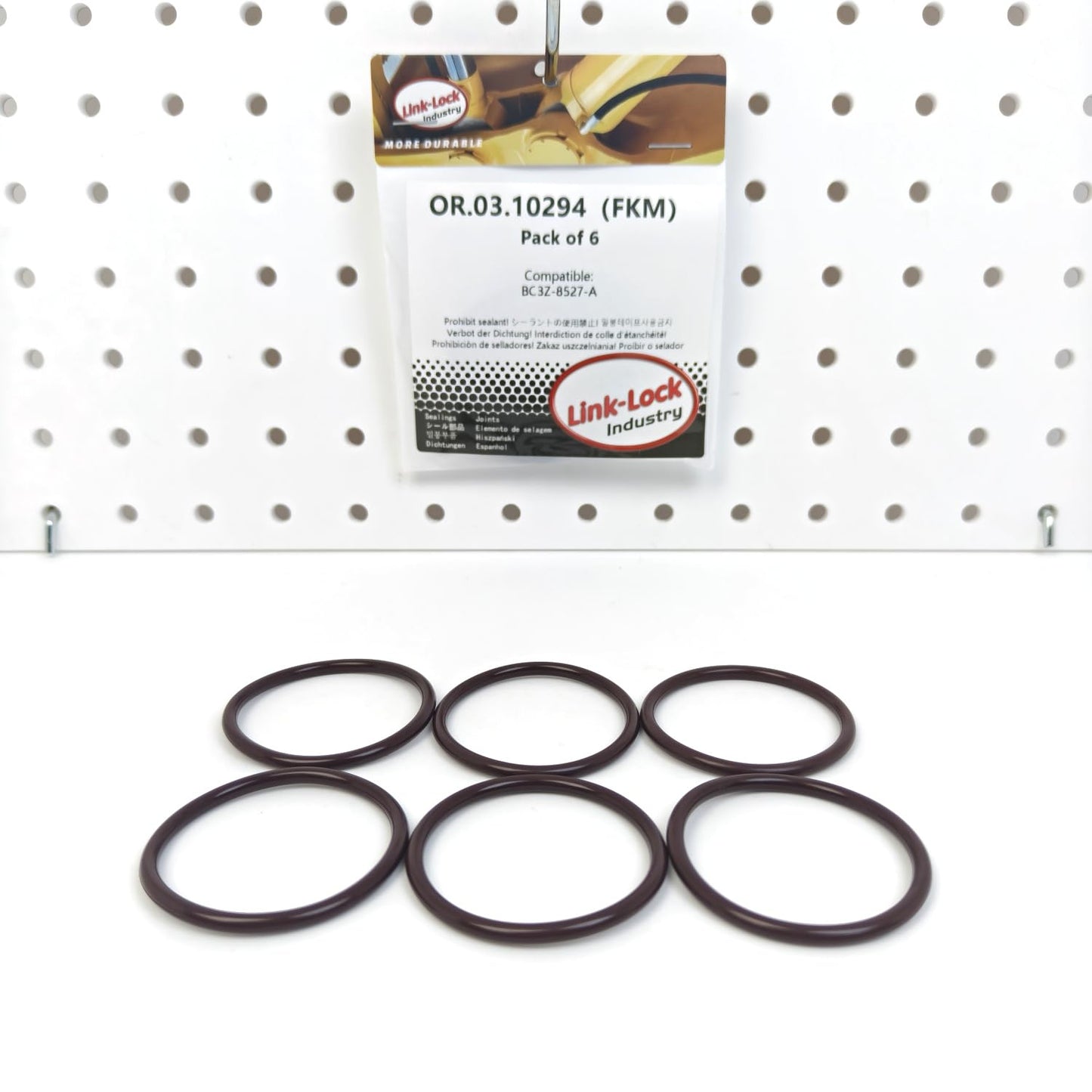 LINK-LOCK 6PCS OR.03.10294 FKM Viton Sealing O-Ring Kit of Crankcase Ventilation Device BC3Z-8527-A For FORD USA-C67DVTX T67DVTX