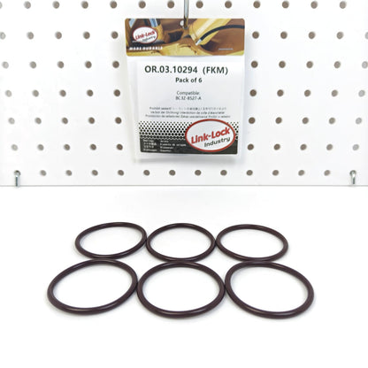 LINK-LOCK 6PCS OR.03.10294 FKM Viton Sealing O-Ring Kit of Crankcase Ventilation Device BC3Z-8527-A For FORD USA-C67DVTX T67DVTX