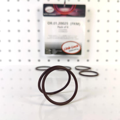 LINK-LOCK 6PCS FKM Viton OR.01.20025 Engine coolant pipe / Water hose O-Ring 11518482257 for BMW B46 B48 B58