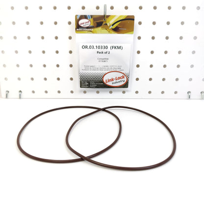 LINK-LOCK 2PCS OR.03.10330 FKM Viton Sealing O-Ring Kit of Cylinder Liner 01163871 For DEUTZ-F6L F8K F10L F12L