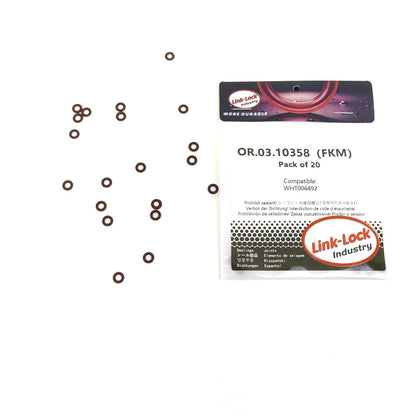 LINK-LOCK 20PCS OR.03.10358 FKM Viton Sealing O-Ring Kit of Fuel Pipe WHT006492 For AUDI-CAYB CAYC For SKODA-CAYA CAYC CLNA CWXC For VW-CAYA CLNA