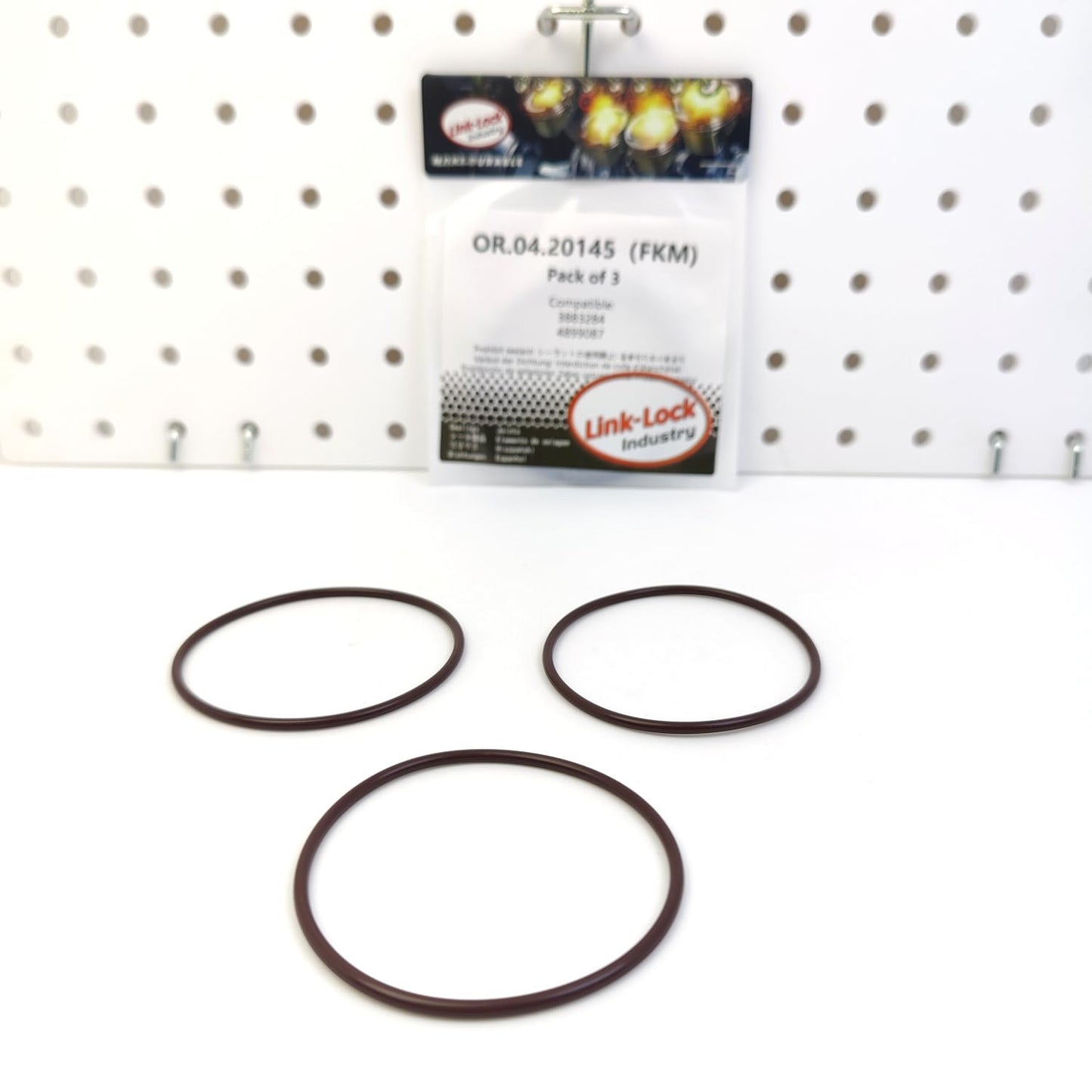 LINK-LOCK 3PCS OR.04.20145 FKM Viton 60×2.5 Sealing Universal O-Ring Kit 3883284 4899087 for CUMMINS for IVECO