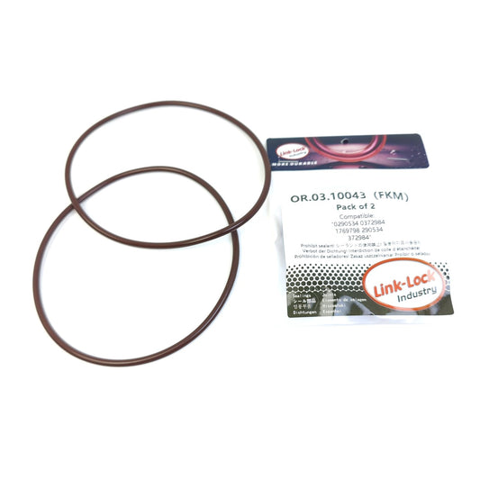 LINK-LOCK 2PCS OR.03.10043 FKM Viton シーリングOリングキット オイルフィルター用 0290534 0372984 1769798 290534 372984 SCANIA用 SCANIA-DC11.01 DC11.07 DC12.03 DC12.06 DN DS DI