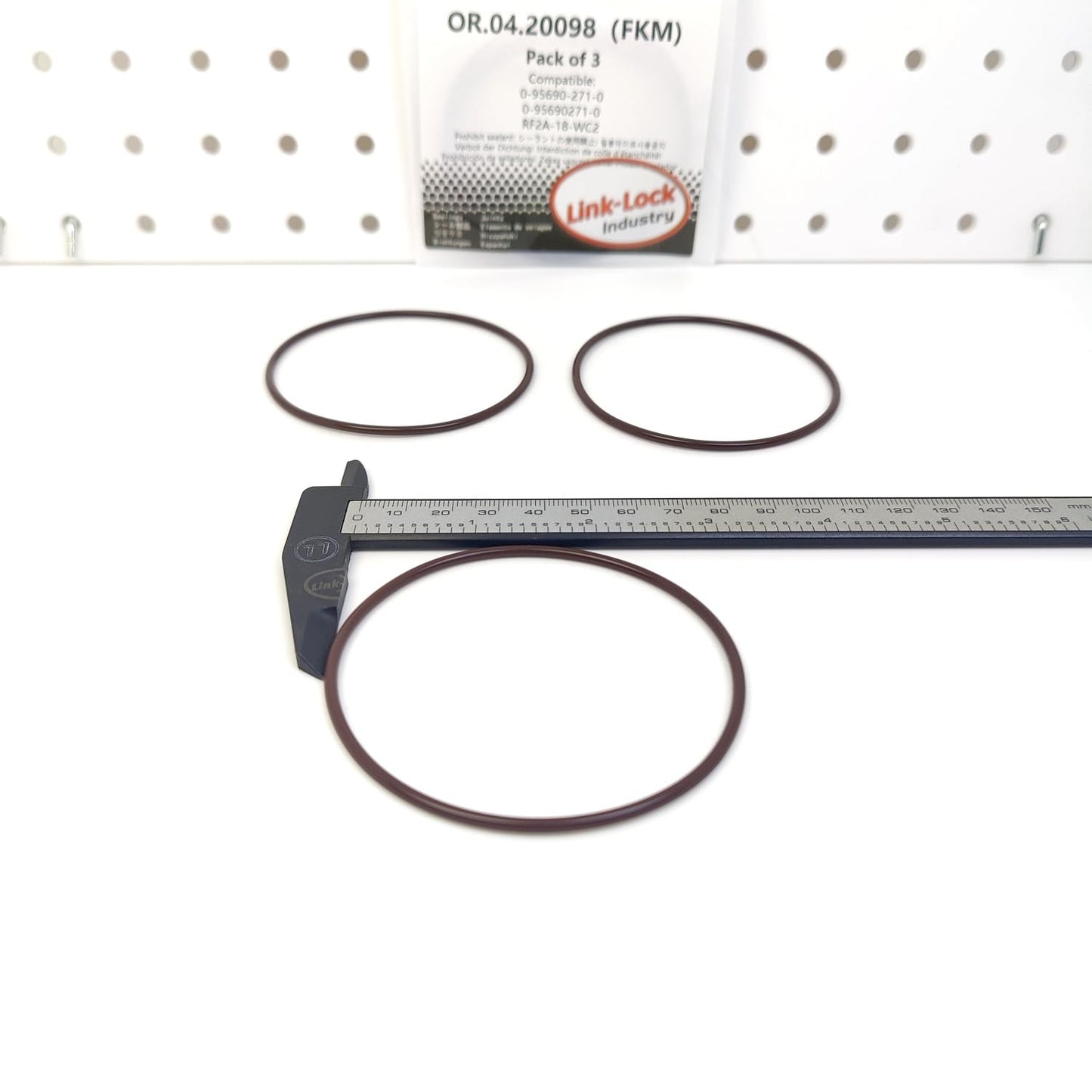 LINK-LOCK 3PCS OR.04.20098 FKMバイトン製シーリングOリングキット バキュームポンプ用 0-95690-271-0 0-95690271-0 RF2A-18-WC2 いすゞ マツダ用