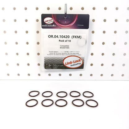 LINK-LOCK 10PCS OR.04.10420 FKM Viton Sealing O-Ring Kit of Air Condition Pipe 8E0260749A For AUDI For VW