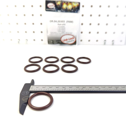 LINK-LOCK 8PCS OR.04.20303 FKM Viton シールOリング カムシャフトアジャスターキット 11367548320 11367548459 15066-4A00A BMW用 NISSAN用