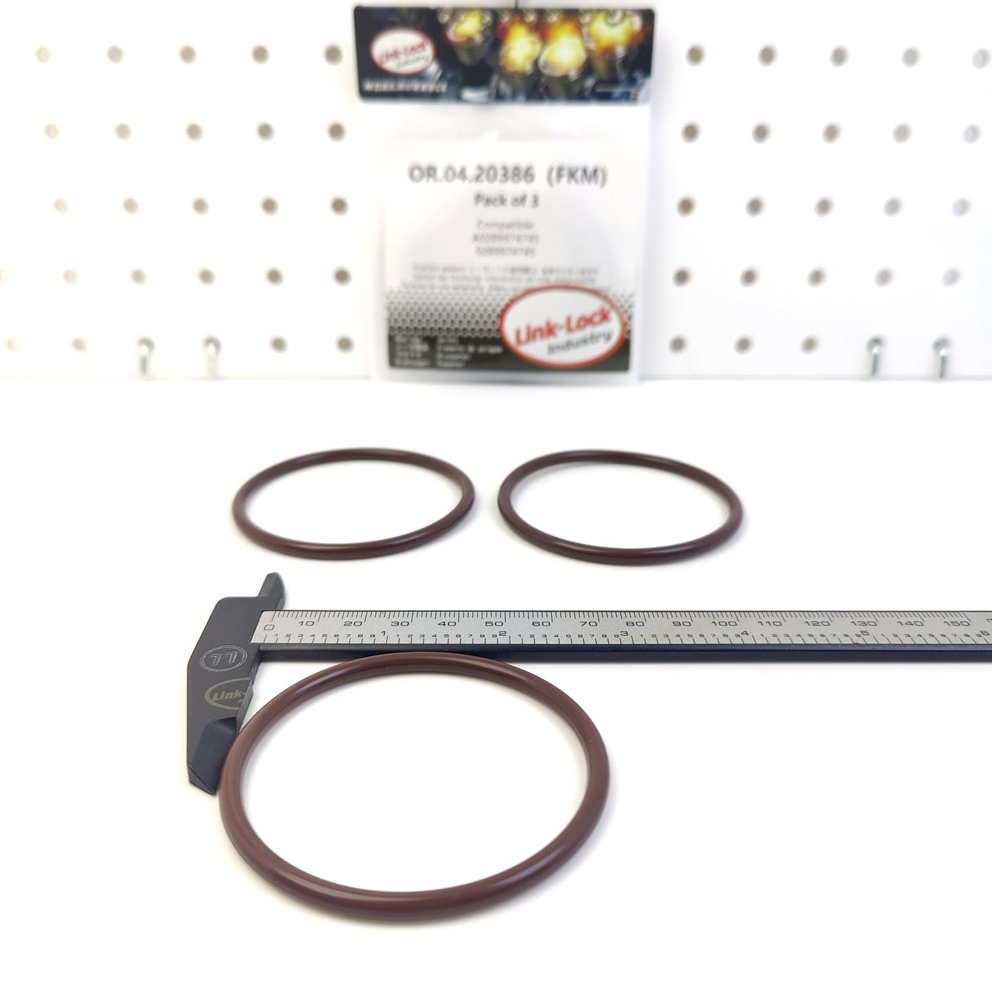 LINK-LOCK 3PCS OR.04.20386 FKM Viton Sealing O-Ring Kit of Oil Filter A0289974745 0289974745 for MERCEDES-BENZ