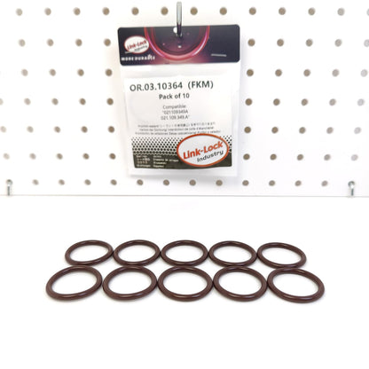 LINK-LOCK 10PCS OR.03.10364 FKM Viton Sealing O-Ring Kit of Tappet 021109349A 021.109.349.A For PORSCHE-923 EC GB For VW-AN CE EC CJ