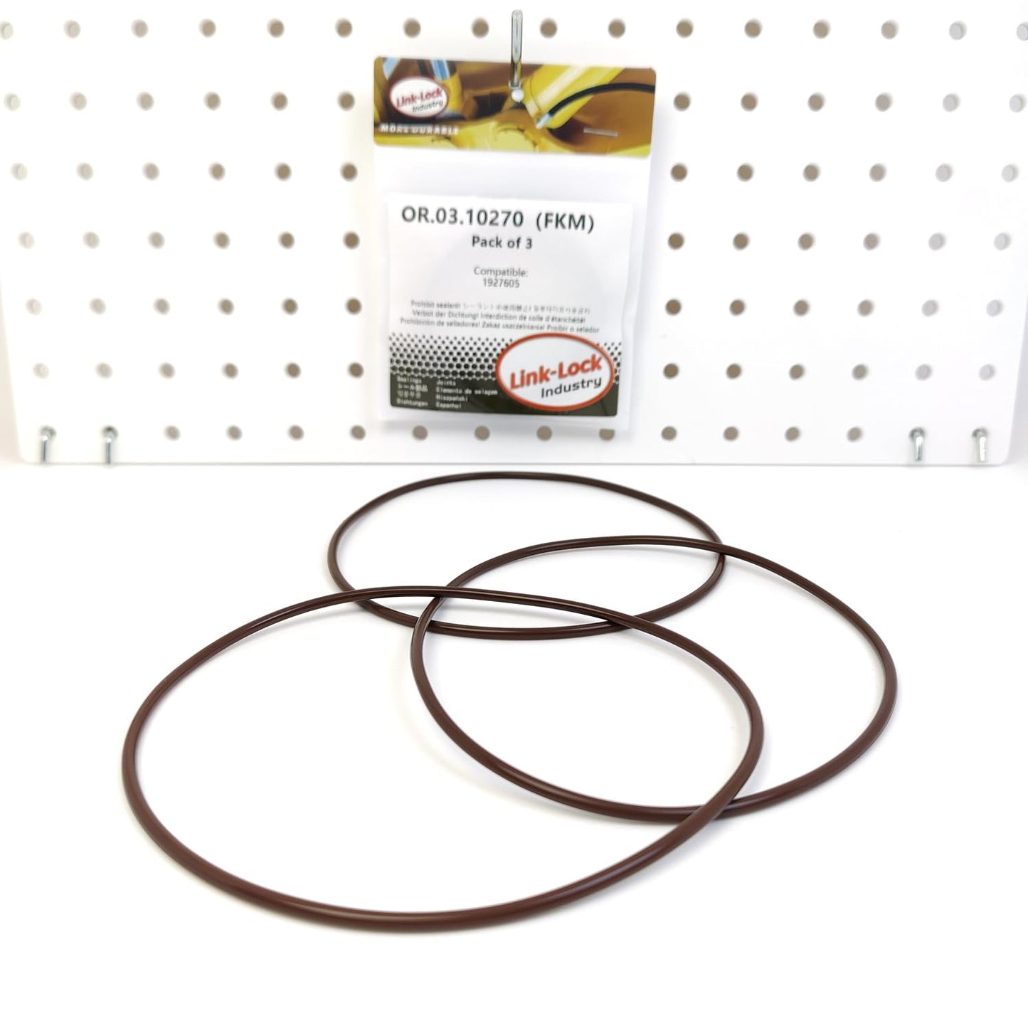LINK-LOCK 3개입 OR.03.10270 FKM Viton 수중 펌프용 씰링 O-링 키트 1927605 (DAF-MX-13303, MX-13 315, MX-13 390용)