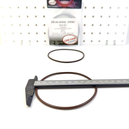 LINK-LOCK 2PCS OR.04.20342 FKM Viton Sealing O-Ring Kit of Air Compressor 06.56933-6408 06.569336408 1376277 3097149 for MAN for SCANIA for VOLO-PENTA