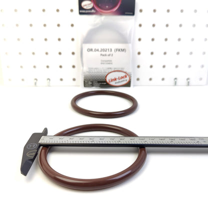 LINK-LOCK 2PCS OR.04.20213 FKM Viton Sealing O-Ring Kit of Air Filter Housing Intake Hose 4H0133485E for AUDI