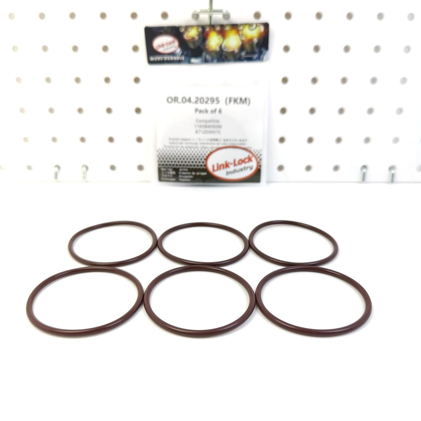 LINK-LOCK 6PCS OR.04.20295 FKM Viton Sealing O-Ring Kit of Thermostat 11658469096 6712039575 55579985 for BMW for SSANGYONG