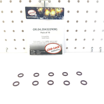 LINK-LOCK 10PCS OR.04.20432 FKM Viton Sealing O-Ring Kit of Coolant Tube 1409970645 for MERCEDES-BENZ