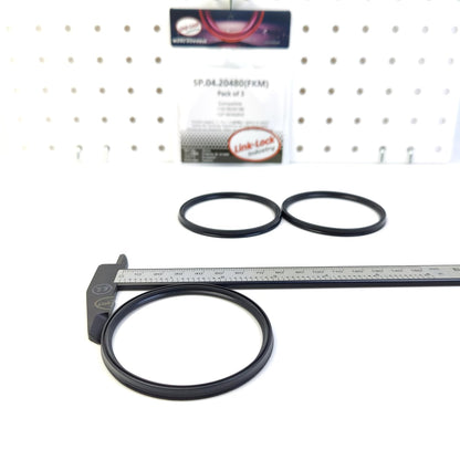 LINK-LOCK 3PCS FKM Sealing RING Kit 11618506786 13718596850 of Boost intake hose For BMW-E81 E87 N47 F45 F23 N20 N55 For MERCEDES-BENZ-M271