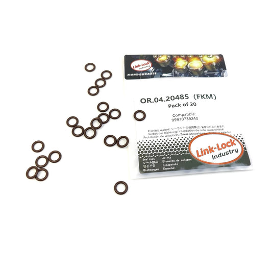 LINK-LOCK 20PCS OR.04.20485 FKM Viton中間シャフト用Oリングキット99970739240（ポルシェ-9PA用）