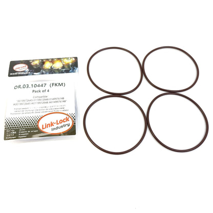 LINK-LOCK 4PCS OR.03.10447 FKM ビトン シールOリングキット パワーステアリングギア用 0019972645 0119972948 0149976148 A0019972645 A0119972948 A0149976148 MERCEDES-BENZ用