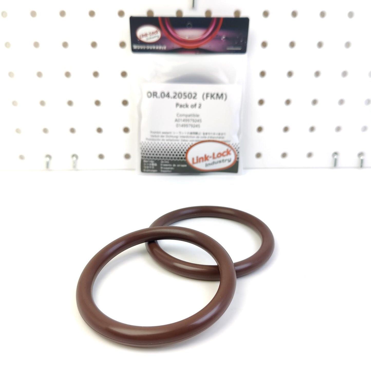 LINK-LOCK 2PCS OR.04.20502 FKMバイトンシーリングOリングターボチャージャー用キット A0149979245 0149979245 MERCEDES-BENZ-OM471 OM470 OM936 CUMMINS用