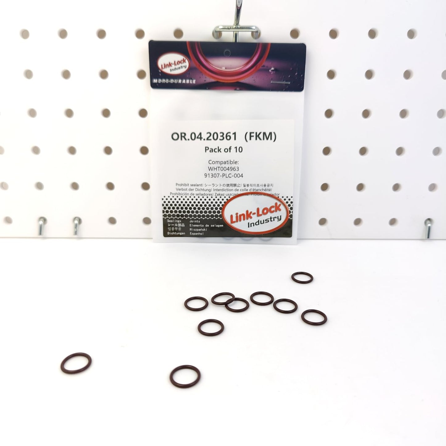 LINK-LOCK 10PCS OR.04.20361 FKM Viton Sealing O-Ring Kit of Thermostat WHT004963 91307-PLC-004 for AUDI for HONDA