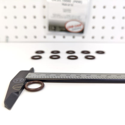 LINK-LOCK 10PCS OR.03.10080 FKM Viton オイルディップスティック用Oリングキット 5083157AA CHRYSLER-ENJ ENS ENR EXF、JEEP-ENJ ENS EXN ENR、RAM-EXF用