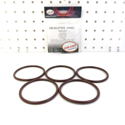 LINK-LOCK 5PCS OR.04.21525 FKM Viton Sealing O-Ring Kit of Turbocharger throttle valve A0199977545 0199977545 31422329 for MERCEDES-BENZ-OM642 For VOLVO-S60 S90 V60 V90