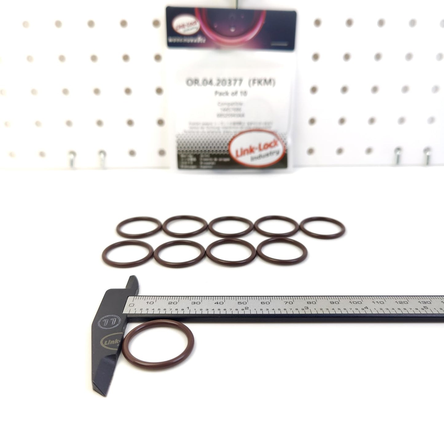 LINK-LOCK 10PCS OR.04.20377 FKM Viton Sealing O-Ring Kit of Timing Chain Tensioner 14457686 68525943AA for FIAT for JEEP