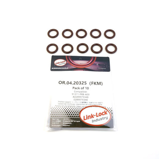LINK-LOCK 10PCS OR.04.20325 FKM Viton Sealing O-Ring Kit of Oil Filter 91311-PRB-A00 A0289979348 0289979348 for HONDA for MERCEDES-BENZ