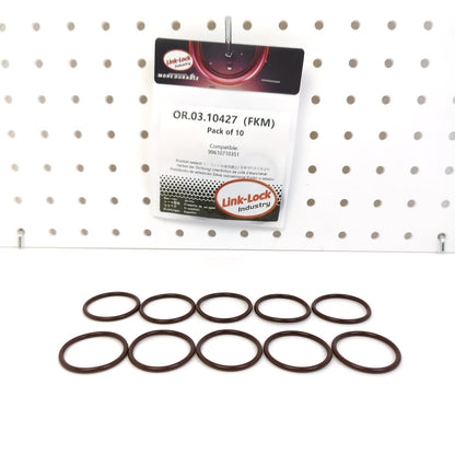 LINK-LOCK 10PCS OR.03.10427 FKM Viton Sealing O-Ring Kit of Oil pump 99610710351 For PORSCHE