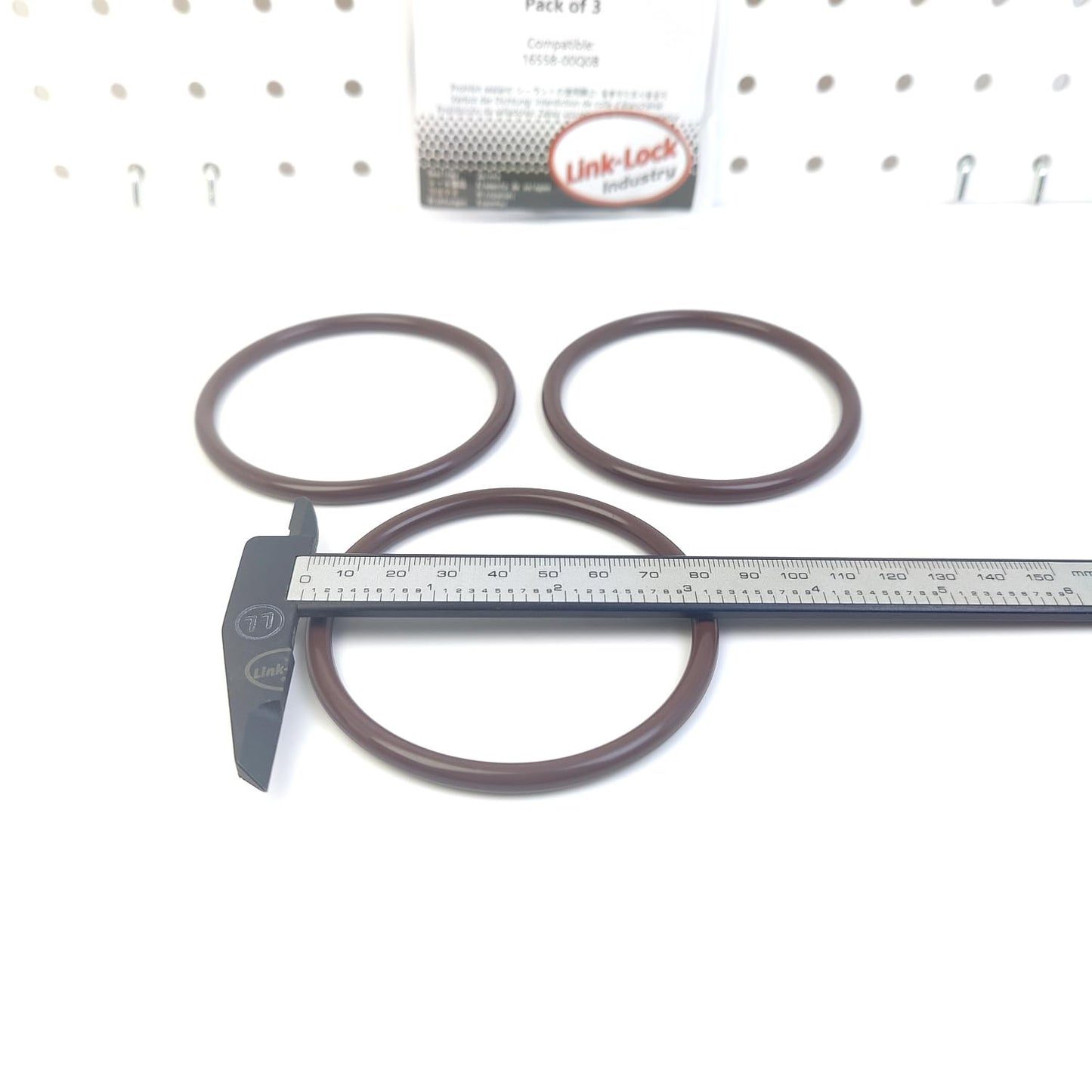 LINK-LOCK 3PCS OR.04.20177 FKM Viton Sealing O-Ring Kit of Intake Pressure Sensor 16558-00Q0B for NISSAN
