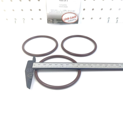 LINK-LOCK 3PCS OR.04.20177 FKM Viton Sealing O-Ring Kit of Intake Pressure Sensor 16558-00Q0B for NISSAN