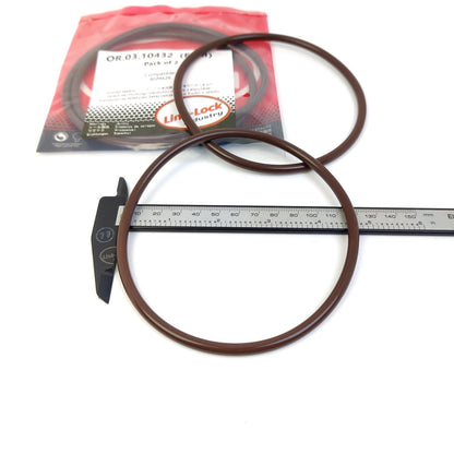 LINK-LOCK 2PCS OR.03.10432 FKM Viton 110.5×5.25 Sealing Universal O-ring Kit 3029626 For CUMMINS