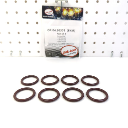 LINK-LOCK 8PCS OR.04.20303 FKM Viton シールOリング カムシャフトアジャスターキット 11367548320 11367548459 15066-4A00A BMW用 NISSAN用