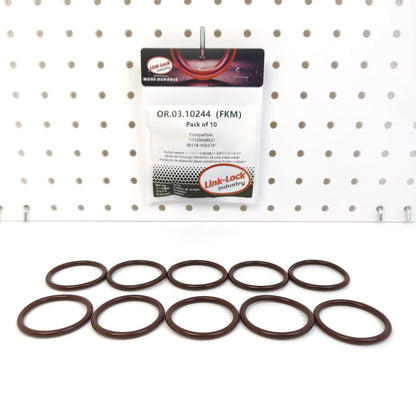 LINK-LOCK 10PCS OR.03.10244 FKM Viton Sealing O-Ring Kit of Thermostat housing 11539468021 90118-WA574 For BMW-B42 B48 For TOYOTA-B46H