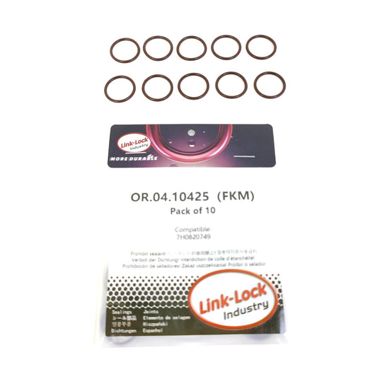 LINK-LOCK 10PCS OR.04.10425 FKM Viton Sealing O-Ring Kit of Air Condition Pipe 7H0820749 For AUDI For VW