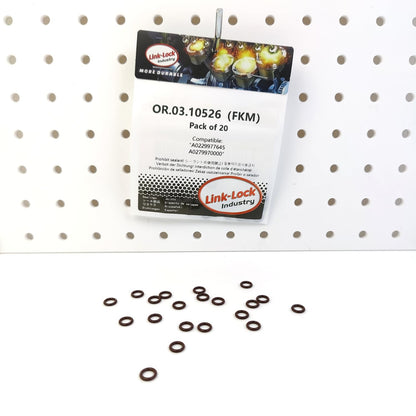 LINK-LOCK 20PCS OR.03.10526 FKM Viton Sealing O-Ring Kit of Fuel filter A0229977645 A0279970000 For MERCEDES-BENZ