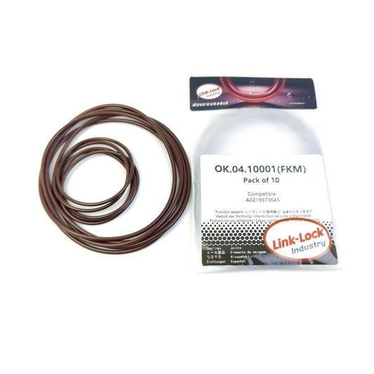 LINK-LOCK 10PCS FKM O-RING Kit A0219973645 of Vacuum pump For MERCEDES-BENZ-M272