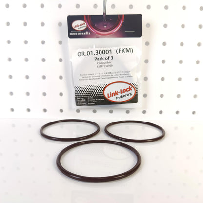 LINK-LOCK 3PCS FKMバイトン OR.01.30001 BMW N20エンジンインテークパイプOリング 13717636959