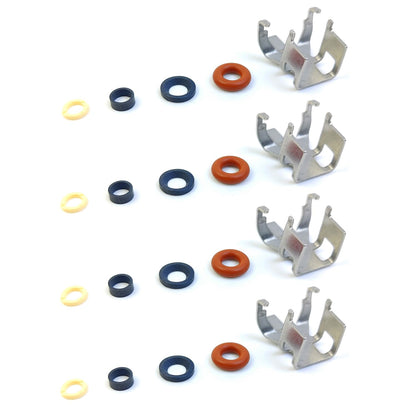 LINK-LOCK 4Set OK.04.10046 fuel injector repair kit 31669665 with FKM Viton O-RING For VOLVO XC60 S60 V60 S90 V90 B4204 2018-2019