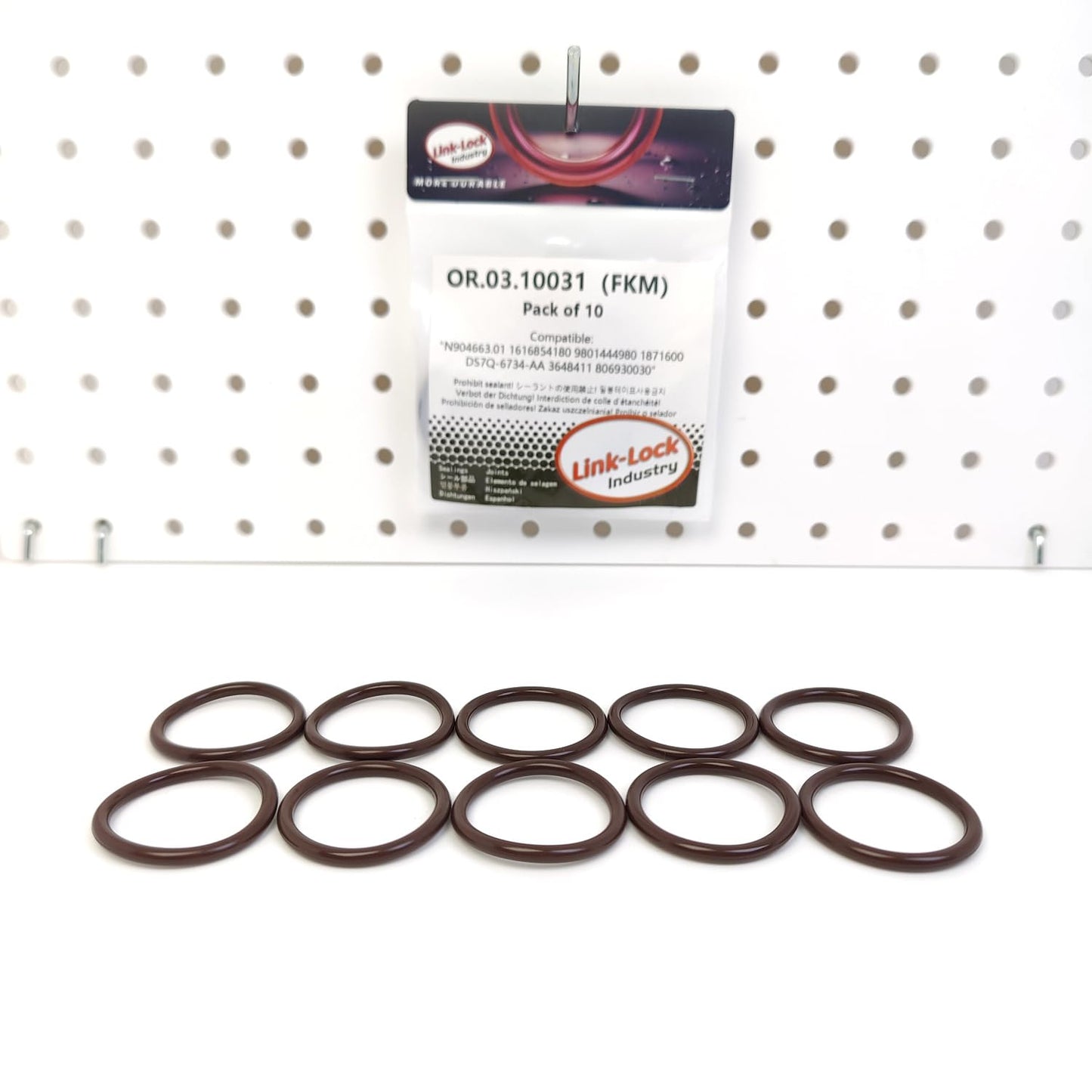LINK-LOCK 10PCS OR.03.10031 FKM バイトン ドレンプラグOリングキット N904663.01 1616854180 9801444980 1871600 DS7Q-6734-AA 3648411 806930030 シトロエン用 DS用 フォード用 トヨタ用