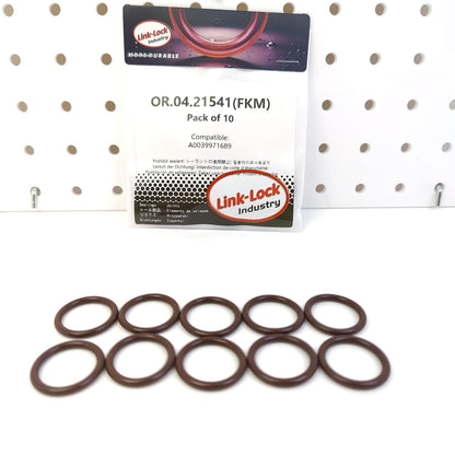 LINK-LOCK 10PCS OR.04.21541 FKM Viton Sealing O-Ring Kit A0039971689 of Coolant Pipe For MERCEDES-BENZ-W212 W204 X204 W166 W164-M272 M278 M276