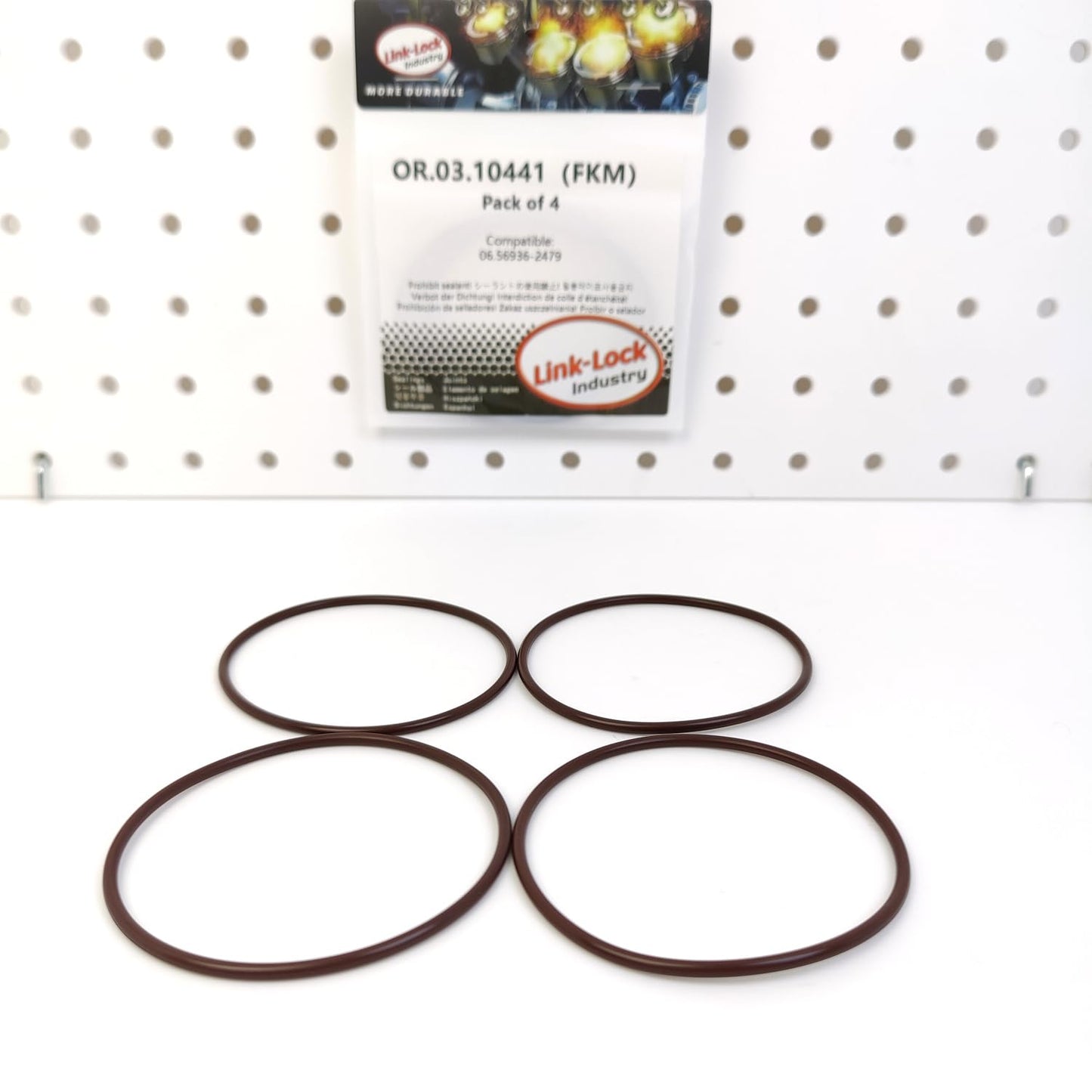 MAN用 LINK-LOCK 4PCS OR.03.10441 FKMバイトンシーリングOリングキット（カムシャフト06.56936-2479用）