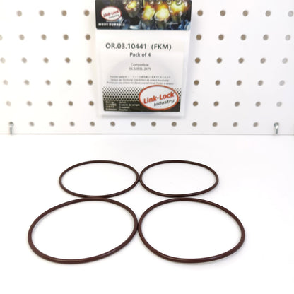 MAN用 LINK-LOCK 4PCS OR.03.10441 FKMバイトンシーリングOリングキット（カムシャフト06.56936-2479用）