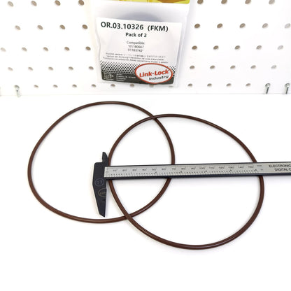LINK-LOCK 2PCS OR.03.10326 FKM Viton シリンダーライナー用シーリングOリングキット 01180667 01183742 DEUTZ-BF6M BF8M用