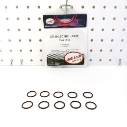 LINK-LOCK 10PCS OR.04.20103 FKMバイトン 13×1.5シーリングユニバーサルOリングキット AUDI用 057121437E
