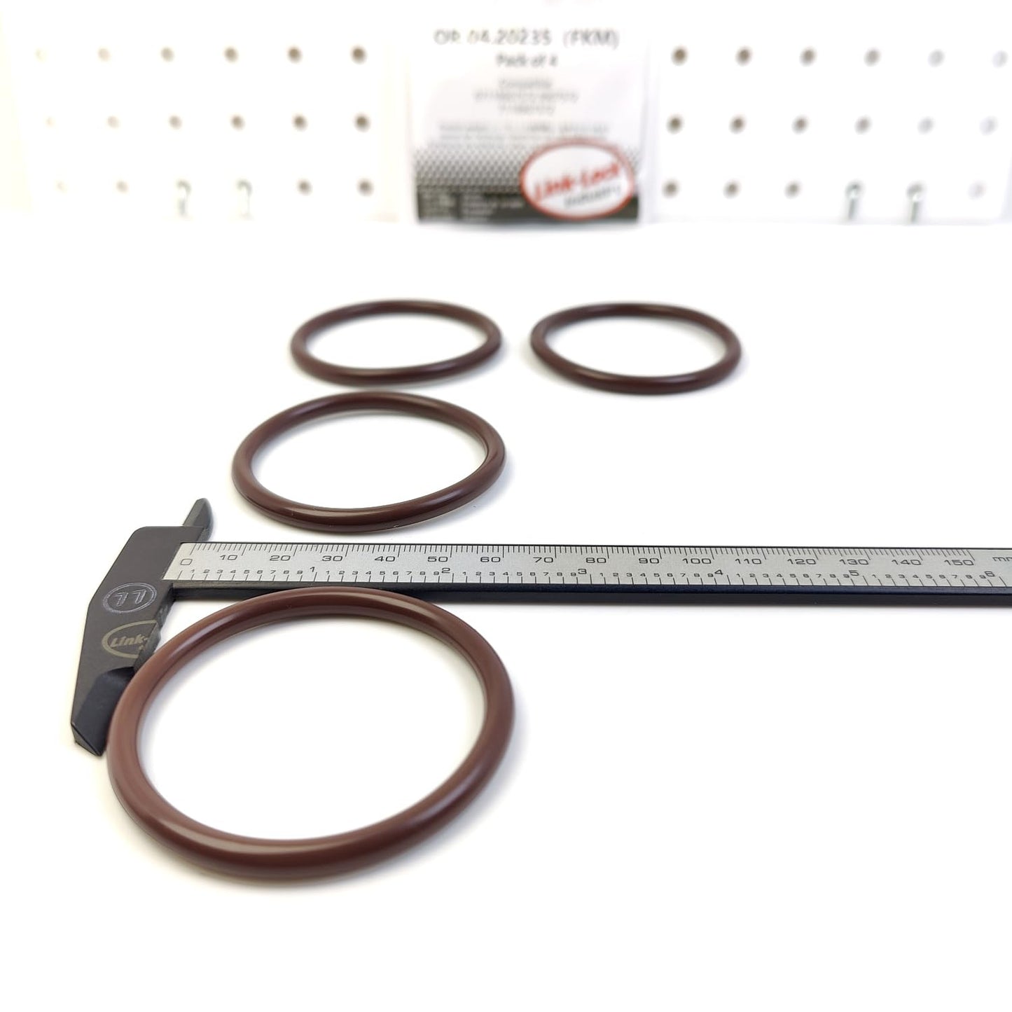 LINK-LOCK 4PCS OR.04.20235 FKM Viton Sealing O-Ring Kit of Air Filter Housing Intake Hose 07119907572 9907572 7119907572 for BMW