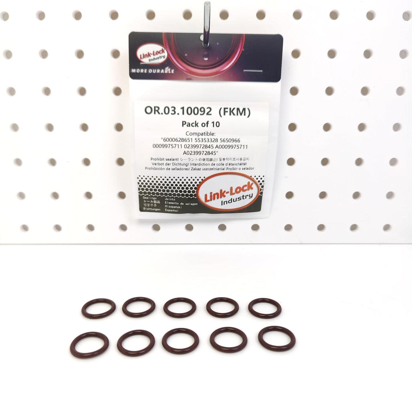 LINK-LOCK 10PCS OR.03.10092 FKMバイトン製シーリングOリングキット エンジンオイルクーラー用 6000628651 55353328 5650966 0009975711 0239972845 A0009975711 A0239972845 OPEL FIAT-939 MERCEDES-BENZ対応