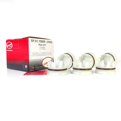 LINK-LOCK 6PCS SP.01.10009 CV 조인트 엔드 커버 개스킷 플러그 커버(FKM O-링 포함) BMW N47 B46 B47 B48용 11117797932